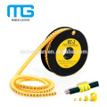 Colorful flat Cable marker sleeve cable insulation tube with high tensile ,different standard markers at your option